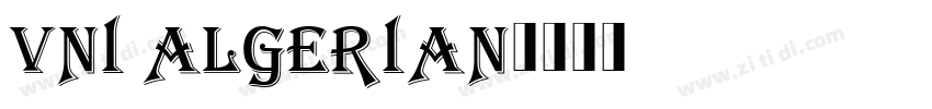 VNI Algerian字体转换